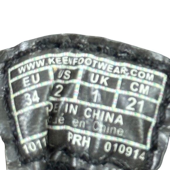 Keen Wapato Waterproof Leather Girls Kids Purple Fur Trim Wnter Boots Tall sz 2 - Picture 16 of 16